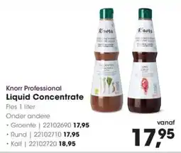 Hanos Knorr Professional Liquid Concentrate aanbieding