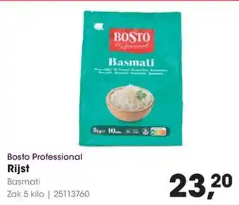 Hanos Bosto Professional Rijst Basmati aanbieding