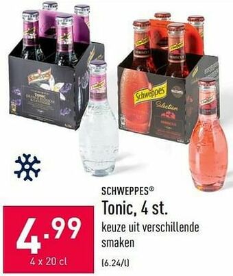 ALDI Schweppes Tonic aanbieding