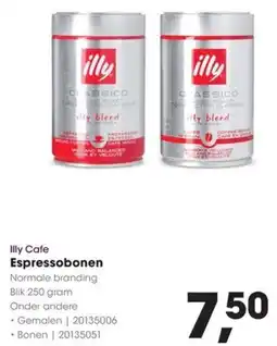 Hanos Illy Cafe Espressobonen aanbieding