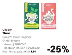 Hanos Clipper Thee aanbieding