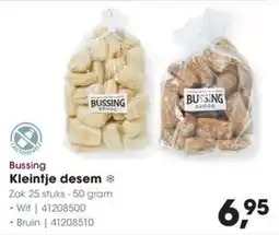 Hanos Bussing Kleintje Desem aanbieding