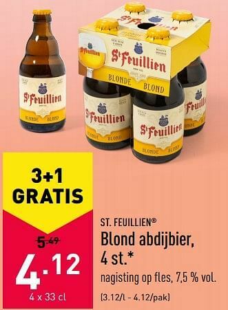 ALDI Blond abdijbier aanbieding