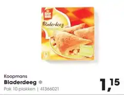 Hanos Koopmans Bladerdeeg aanbieding