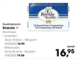 Hanos Kwekkeboom Snacks aanbieding