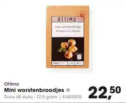 Hanos Ottimo Mini Worstenbroodjes aanbieding