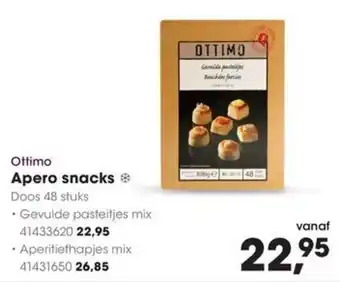 Hanos Ottimo Apero Snacks aanbieding