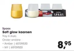 Hanos Spaas Soft Glow Kaarsen aanbieding