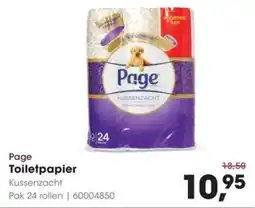 Hanos Page Toiletpapier Kussenzacht aanbieding