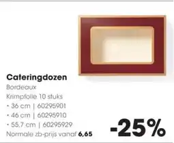 Hanos Cateringdozen aanbieding