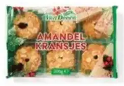 Hanos Kerstkransjes Amandel aanbieding