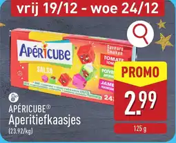 ALDI Apéricube aperitiefkaasjes aanbieding