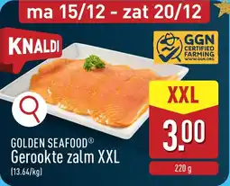 ALDI Golden seafood gerookte zalm XXL aanbieding