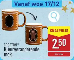 ALDI Crofton Kleurveranderende mok aanbieding