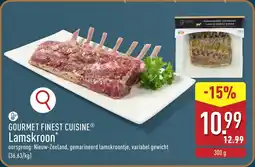 ALDI Gourmet finest cuisine lamskroon aanbieding