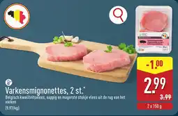 ALDI Varkensmignonettes aanbieding