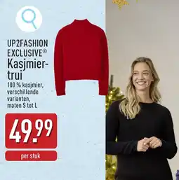 ALDI UP2FASHION Exclusive Kasjmier trui aanbieding