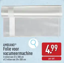 ALDI Ambiano Folie voor vacumeermachine aanbieding