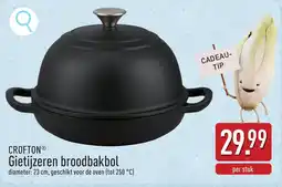 ALDI Crofton Gietijzeren broodbakbol aanbieding