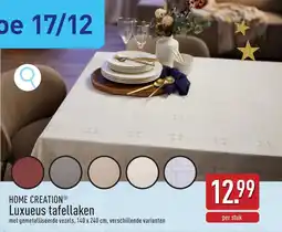 ALDI Home creation luxueus tafellaken aanbieding