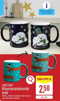 ALDI Crofton kleurveranderende mok aanbieding