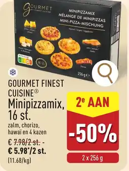 ALDI Gourmet finest cuisine minipizzamix aanbieding