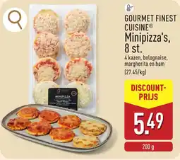 ALDI Gourmet finest cuisine minipizza's aanbieding