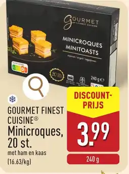 ALDI Gourmet finest cuisine minicroques aanbieding