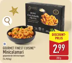ALDI Gourmet finest cuisine minicalamari aanbieding