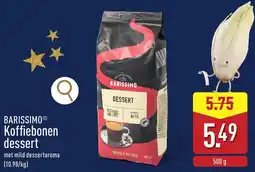 ALDI Barissimo koffiebonen dessert aanbieding