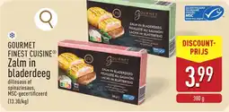 ALDI Gourmet finest cuisine zalm in bladerdeeg aanbieding
