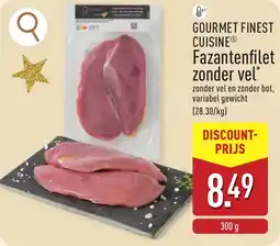 ALDI Gourmet finest cuisine fazantenfilet zonder vel aanbieding