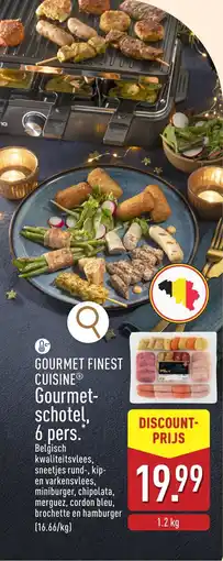 ALDI Gourmet finest cuisine gourmetschotel aanbieding