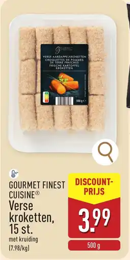 ALDI Gourmet finest cuisine verse kroketten aanbieding
