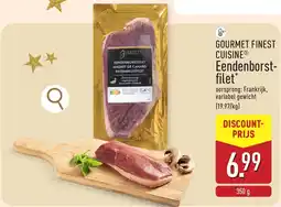 ALDI Gourmet finest cuisine eendenborstfilet aanbieding