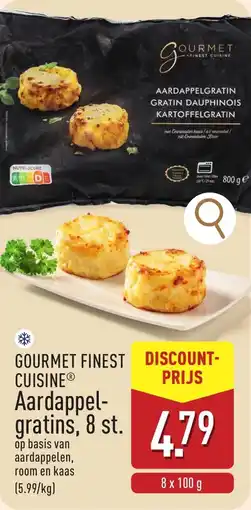 ALDI Gourmet finest cuisine aardappelgratins aanbieding
