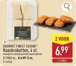 ALDI Gourmet finest cuisine kaaskroketten aanbieding