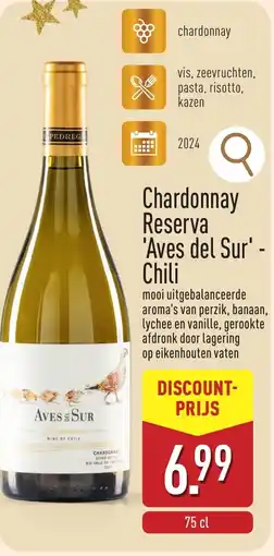 ALDI Chardonnay Reserva 'Aves del Sur' Chili aanbieding