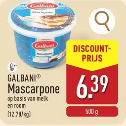 ALDI Galbani mascarpone aanbieding