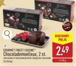 ALDI Gourmet finest cuisine chocolademoelleux aanbieding