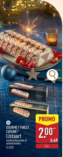 ALDI Gourmet finest cuisine ijstaart aanbieding
