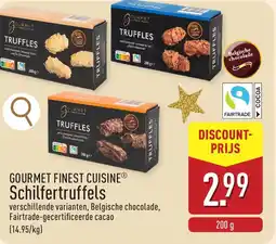 ALDI Gourmet finest cuisine schilfertruffels aanbieding