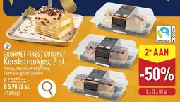ALDI Gourmet finest cuisine kerststronkjes aanbieding