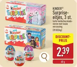 ALDI Kinder surprise eitjes aanbieding