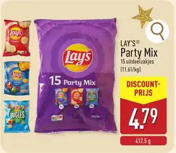 ALDI Lay's party mix aanbieding