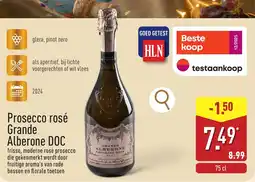 ALDI Prosecco rosé Grande Alberone DOC aanbieding