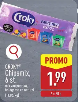 ALDI Croky chipsmix aanbieding