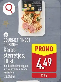 ALDI Gourmet finest cuisine kerststerretjes aanbieding