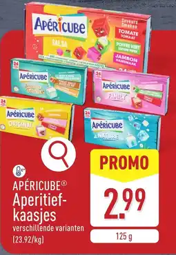 ALDI Apéricube aperitiefkaasjes aanbieding