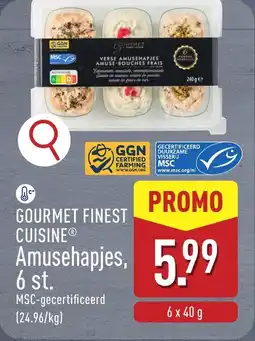 ALDI Gourmet finest cuisine amusehapjes aanbieding